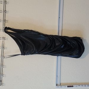 Bebe One Shoulder Black Small Bodycon